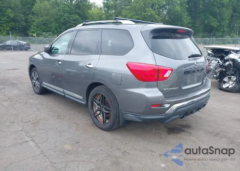 2018 Nissan Pathfinder Platinum z USA, uszkodzony, nr VIN 5N1DR2MM5JC607491